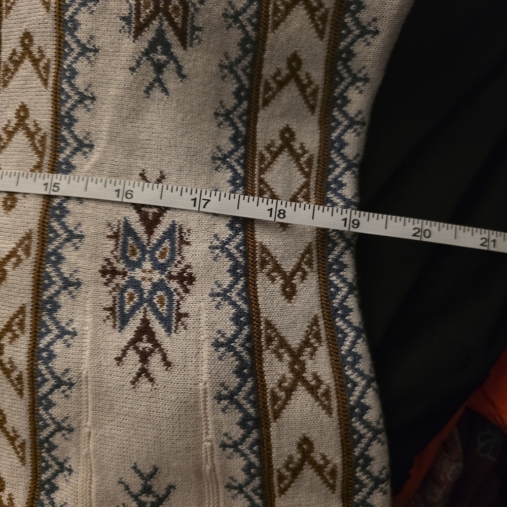 Peruvian Connection Maxi Knit Dress Tribal Sleeveless Beachy Size XL - Picture 7 of 10